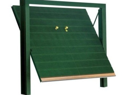 porta basculante in legno linea STYLEGNO modello quadro